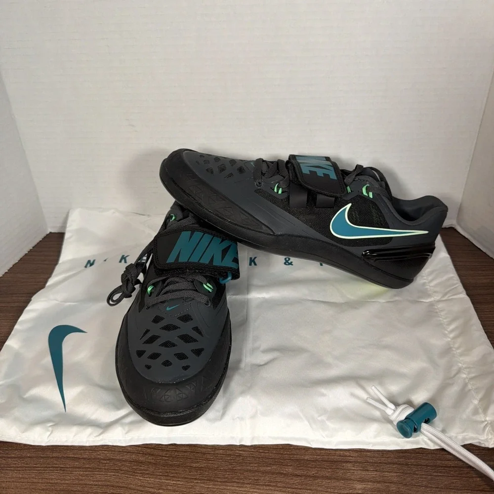 Nike Zoom Rotational 6 Throwing Shoes‎ Black Spruce FZ9606-001 Men's Size 8 NEW
